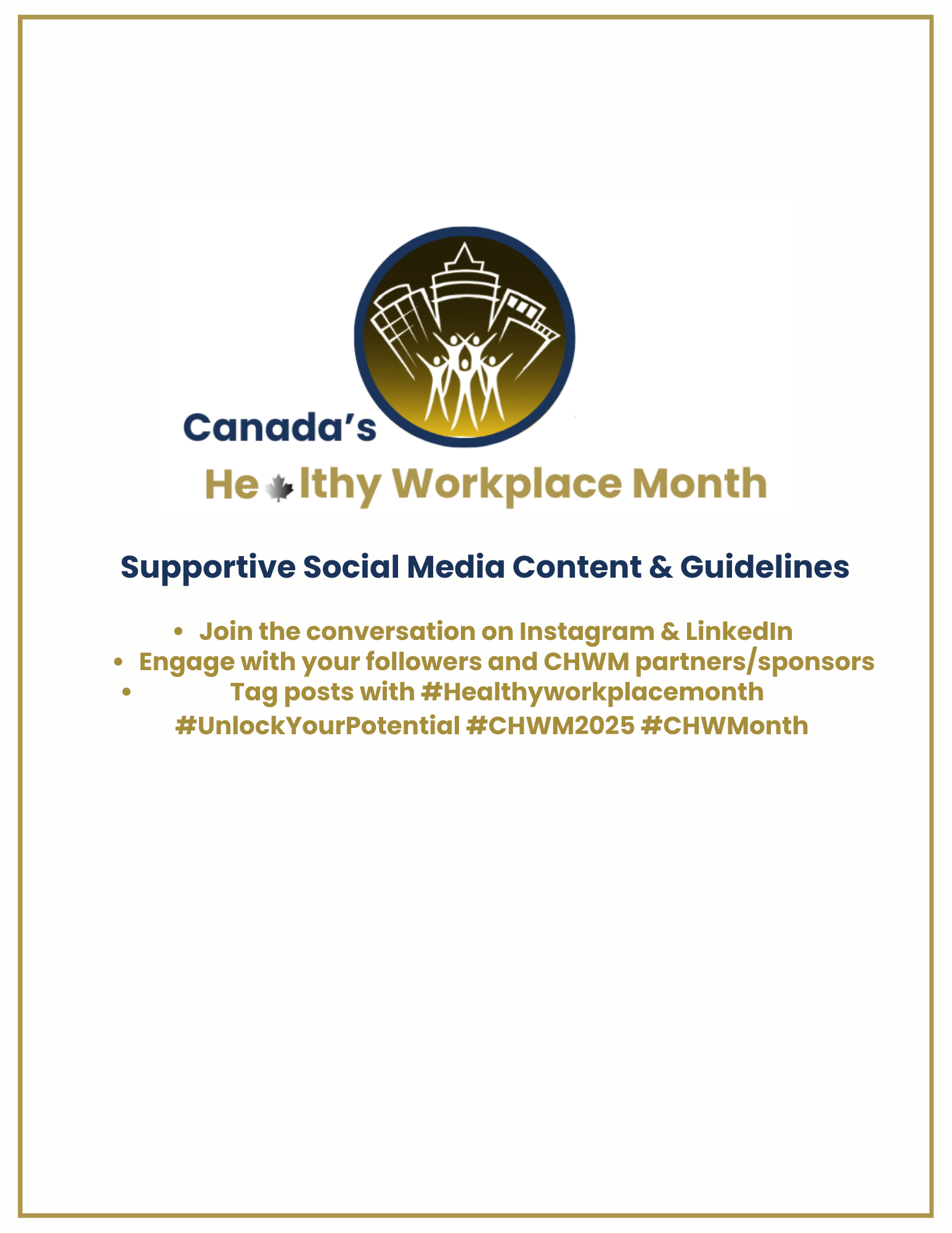 Copy of Canada’s Health Workplace Month (CHWM) 2025